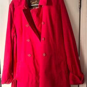Coach Women's Pink Trench Coat